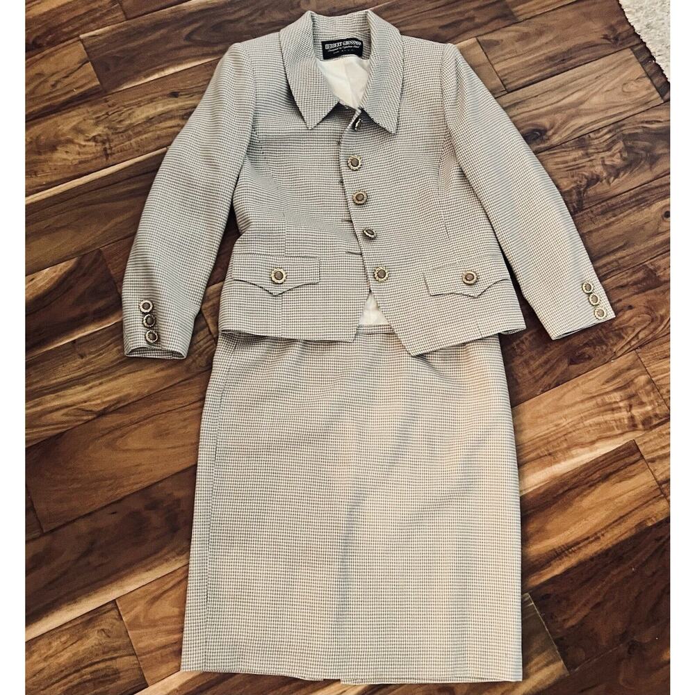 Vintage Elegant Skirt Suit Herbert Grossman Size 6 Free Shipping